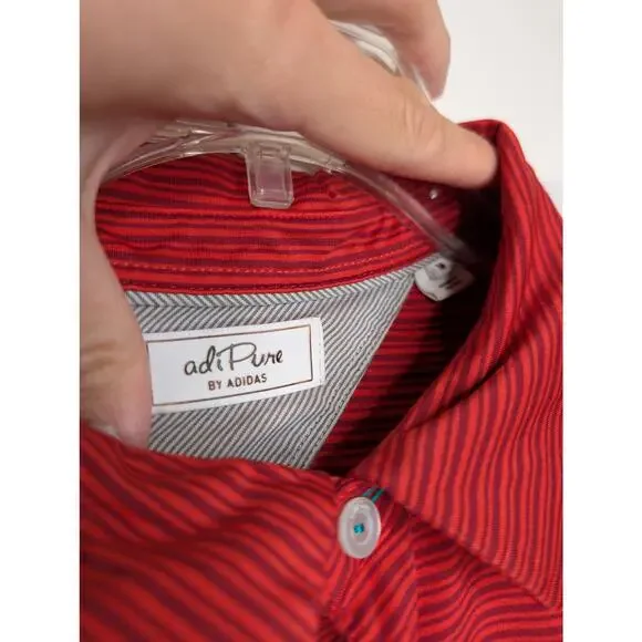 Adidas Men's Adipure Golf Performance‎ Polo Size M - Picture 4 of 6